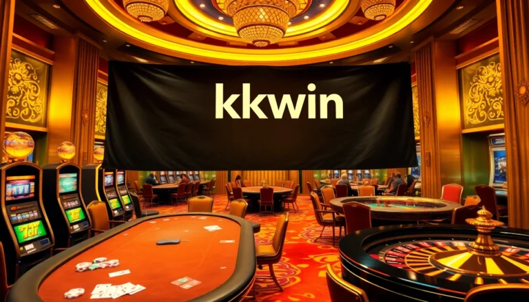 Experience the excitement at KKwin Casino with dynamic games like poker and vibrant slot machines.